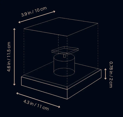 CRYSTAL™ | Cosmic Wave Lamp (LED)